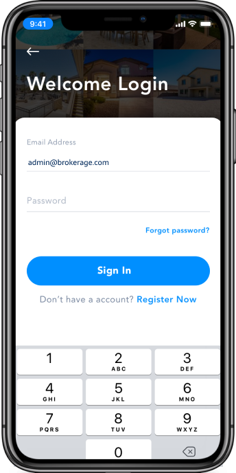 Iphone application inside view